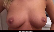 my hardworking gf is naked doing laundry, but sucking cock and getting anal?