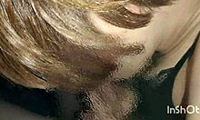 That Japanese amateur gives a sloppy blowjob and handjob outdoors.