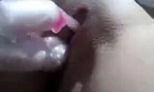 A Sexy Woman Records Her Private Session With A Vibrator