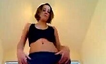 YOUNG GAL WARMS UP HER HOLES WITH ANAL TOYS