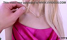 hot blonde in casting interview