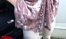 18 Yo Wishes For Cock While Walking Her Dog Outdoors