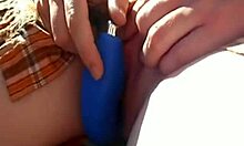 Hot Masturbation With Lovely Hoe Rubbing Her Clitoris On Balcony Close-Up