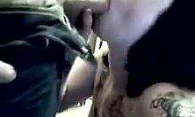 My emo cutie girlfriend gives insane deep throat action