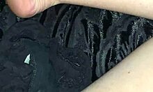 Jerk Off Using Step Sister's Soaked Panties