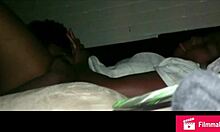 ebony massage leads to homemade orgasm