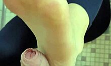 Horny Teen's First Golden Shower In Shower With Girlfriend.