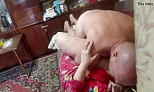 The BBW milf wife says, 'Watch me suck and show my tits in amateur fun'