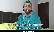 latinleche - fit black latino takes huge cock in raw pov action