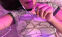 i call the school slut, she shows her big ass while boyfriend sleeps