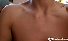 I'm a horny chick riding my sex toy passionately