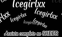 Stava Smoking Ice on Balcony, Neighbor Surprises with Hot Ass Shaking in Lingerie