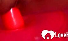 I'm a horny chick riding my sex toy passionately