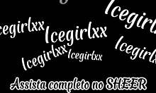 Stava Smoking Ice on Balcony, Neighbor Surprises with Hot Ass Shaking in Lingerie