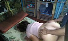 Latina Milf In Pink Dress Bent Over For Doggystyle Fucking By Friend On Floor Mattress