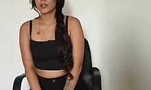 job interview turned steamy for latina