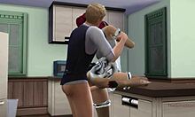 sims 4 real voice husband cheating with young 18+ maid next to resting wife