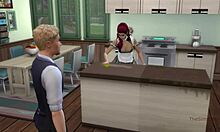 sims 4 real voice husband cheating with young 18+ maid next to resting wife