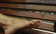 I got soaked in rain and ditched my shoes for barefoot fun outdoors.