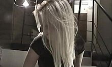 busty blonde babe rides cock like a pro with perfect body