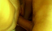 A sex addicted man has raw intimate spices up his girlfriend in the kitchen