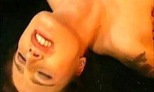 two wild babes share one loaded cock in deepthroat threesome