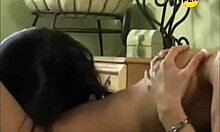 Lustful Asian Girl Lies Naked While Her Caucasian Lover Eats Her Pussy Perfectly 😍