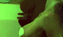 you gotta see this horny babe with big natural tits and shaved pussy fucking passionately