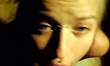 Sensual Blowjob From Blond-Haired Teen 18+ On Her Knees