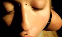 Sensual Blowjob From Blond-Haired Teen 18+ On Her Knees