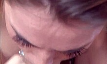 Lustful babe teaches two bimbos to blow big cock