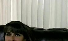 Deepthroat satisfaction an a hardcore brunette gets pierced nipples