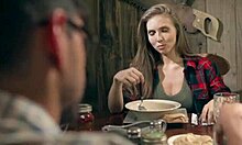 super redhead hints at saving erected dicks with deepthroat outdoors