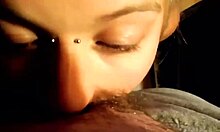 Sensual Blowjob From Blond-Haired Teen 18+ On Her Knees