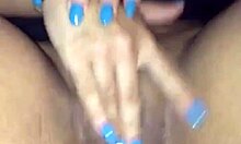 Crystina Rossi fingers wet pussy in lingerie, perfect body posing