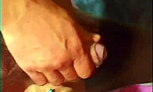 Young lover tenderly licks girlfriend's butt