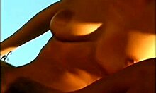 A lucky guy films the hottest salacious blonde getting laid during a photoshoot.