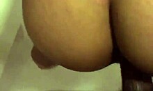 Crystina Rossi Enjoys Wet Interracial Blowjob And Doggystyle In Bathroom Lingerie