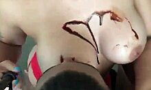 i'm crystina rossi lettin him lick that chocolate syrup off me