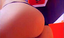 She touches her shaved pussy naked in heels, feeling so horny