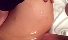 Tremendous Dick Slowly Penetrates Soaking Wet Teen Anus