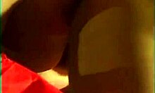 Young lover tenderly licks girlfriend's butt