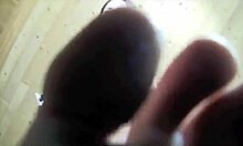 dark-haired milf being naughty in trample pov video