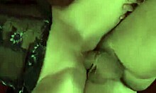 Stockings-Clad Brunette Has Her Tight Shaved Pussy Plowed Hard in Cowgirl and Anal on Cam.