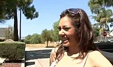 Dark-Haired Bombshell Enjoys Blowjobs And Hardcore Tit-Fucking On Cam!