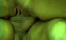 Curly-Haired Tanned Hottie Licking and Spooning in Doggystyle Blowjob with Big-Dicked Stud