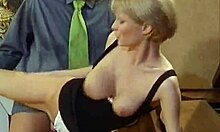 Submissive Blonde Sucking Every Dick in Sight