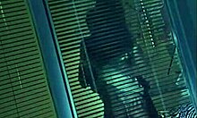 Dirty Brunette in White Lingerie Fingered and Titty Fucked