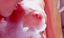 Man, me and my lesbian girlfriend gettin’ all wet showerin’ together here!