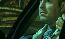 dark-haired beauty gets fingered and blown